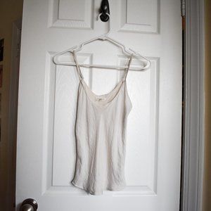 2 for 1! Urban Outfitters Silence + Noise White and Pink Silk Camisoles Size XS